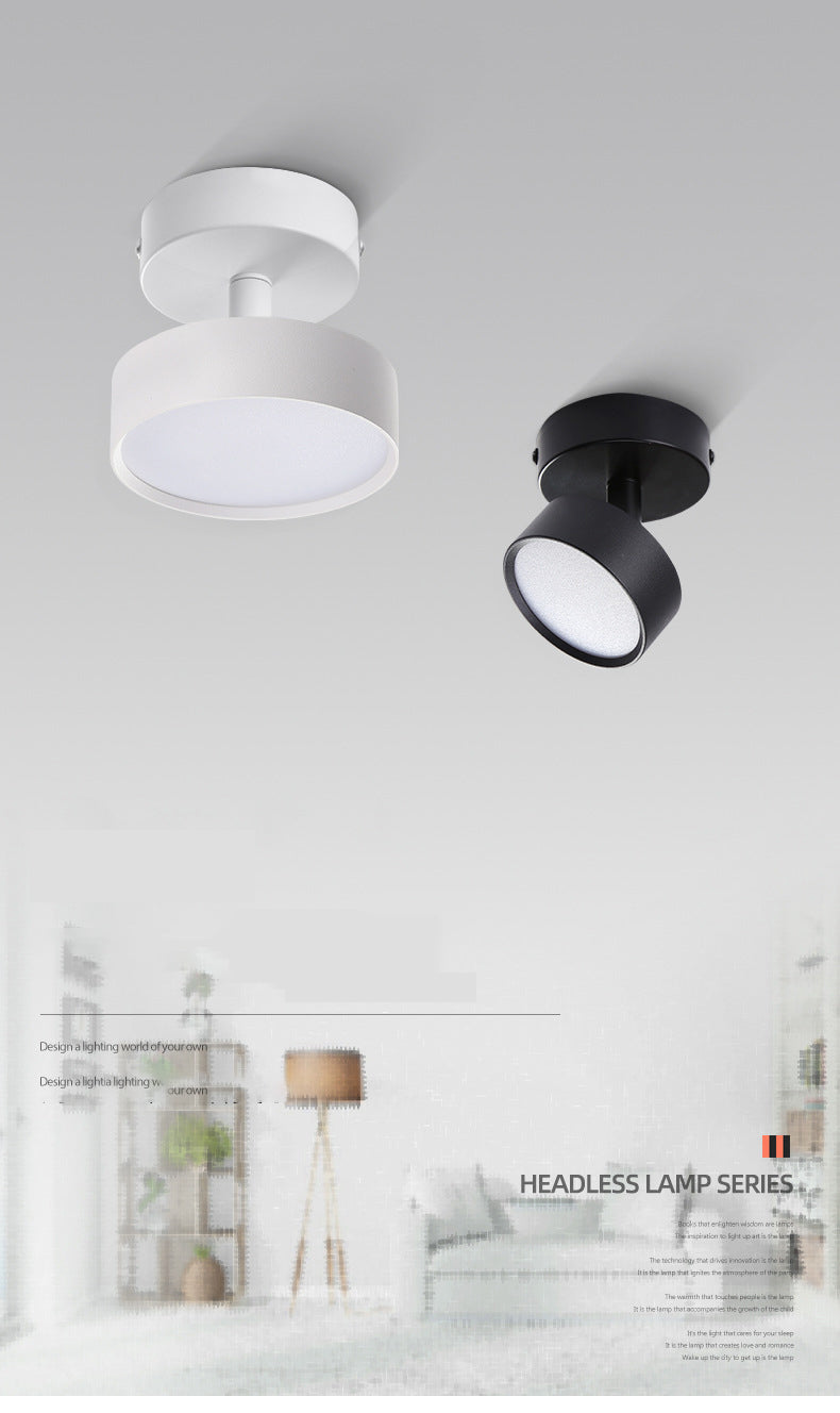 Opbouw LED Downlight Anti-dazzle Spotlight Household Adjustable Angle Folding Commercial Study Bedroom Ceiling Lamp Spotlight