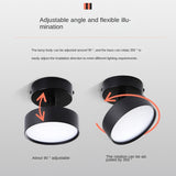 Opbouw LED Downlight Anti-dazzle Spotlight Household Adjustable Angle Folding Commercial Study Bedroom Ceiling Lamp Spotlight
