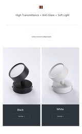 Opbouw LED Downlight Anti-dazzle Spotlight Household Adjustable Angle Folding Commercial Study Bedroom Ceiling Lamp Spotlight