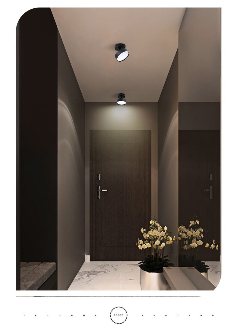 Opbouw LED Downlight Anti-dazzle Spotlight Household Adjustable Angle Folding Commercial Study Bedroom Ceiling Lamp Spotlight