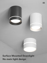 Led Downlight Surface Spot Led Ceiling 5W10W 15W Ceiling lamp 220V Spotlights Lighting For Living Room Kitchen Home Indoor Light