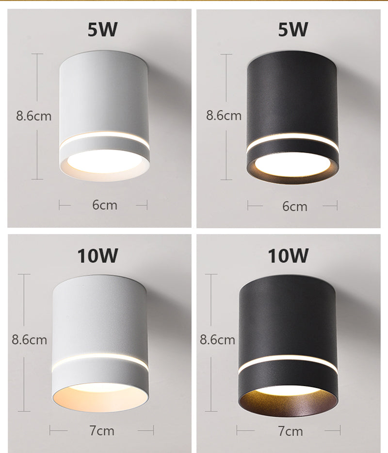 Led Downlight Surface Spot Led Ceiling 5W10W 15W Ceiling lamp 220V Spotlights Lighting For Living Room Kitchen Home Indoor Light