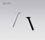 QIUBOSS Dimmable LED Spotlights AC220V Led Recessed Downlight Long Cylinder Ceiling lamp 7W Background Lighting Light for Indoor