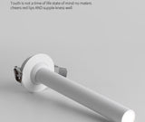 QIUBOSS Dimmable LED Spotlights AC220V Led Recessed Downlight Long Cylinder Ceiling lamp 7W Background Lighting Light for Indoor