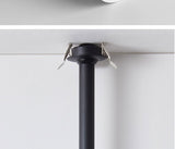 QIUBOSS Dimmable LED Spotlights AC220V Led Recessed Downlight Long Cylinder Ceiling lamp 7W Background Lighting Light for Indoor