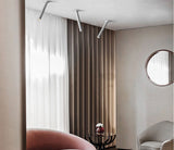 QIUBOSS Dimmable LED Spotlights AC220V Led Recessed Downlight Long Cylinder Ceiling lamp 7W Background Lighting Light for Indoor