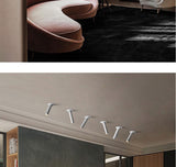 QIUBOSS Dimmable LED Spotlights AC220V Led Recessed Downlight Long Cylinder Ceiling lamp 7W Background Lighting Light for Indoor