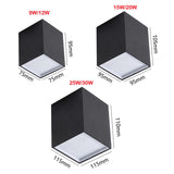 Surface Mounted Quare 9W 12W 15W 20W 25W 30W LED Cube Ceiling Downlight for Room/Corridor/Hallway COB Spot light indoor lighting