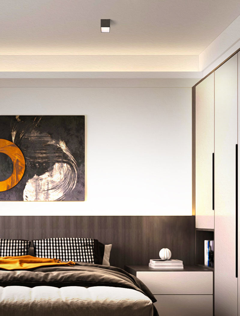 Surface Mounted Quare 9W 12W 15W 20W 25W 30W LED Cube Ceiling Downlight for Room/Corridor/Hallway COB Spot light indoor lighting