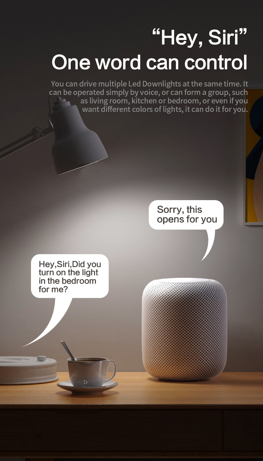 Benexmart Tuya Zigbee 5W 7W LED Ceiling Lamp RGBW Smart Dimmable Downlight Work with Zemismart Zigbee Hub Alexa Google Home