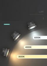 Saiyo LED Downlight SMD Recessed IP65 For Bathroom Hotel House Kitchen Embedded SMD Anti-glare Ceiling lamp