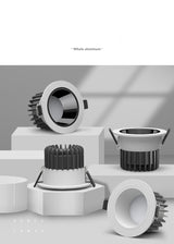 Saiyo LED Downlight SMD Recessed IP65 For Bathroom Hotel House Kitchen Embedded SMD Anti-glare Ceiling lamp