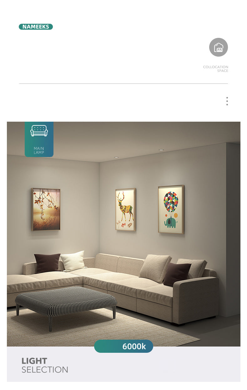 Saiyo LED Downlight SMD Recessed IP65 For Bathroom Hotel House Kitchen Embedded SMD Anti-glare Ceiling lamp