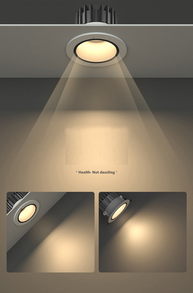 Saiyo LED Downlight SMD Recessed IP65 For Bathroom Hotel House Kitchen Embedded SMD Anti-glare Ceiling lamp