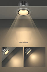 Saiyo LED Downlight SMD Recessed IP65 For Bathroom Hotel House Kitchen Embedded SMD Anti-glare Ceiling lamp