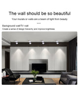 FLKL COB LED Downlight Spot Light 220V Spotlight Ceiling Surface Mounted 5/10/15/25W Led Lamp For Kitchen Indoor Lighting