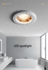 BRGT IP65 LED Spotlights Waterproof Downlight 5W9W12W Aluminum Ceiling Lamp Foco For Outdoor Kitchen Bathroom Indoor Lighting