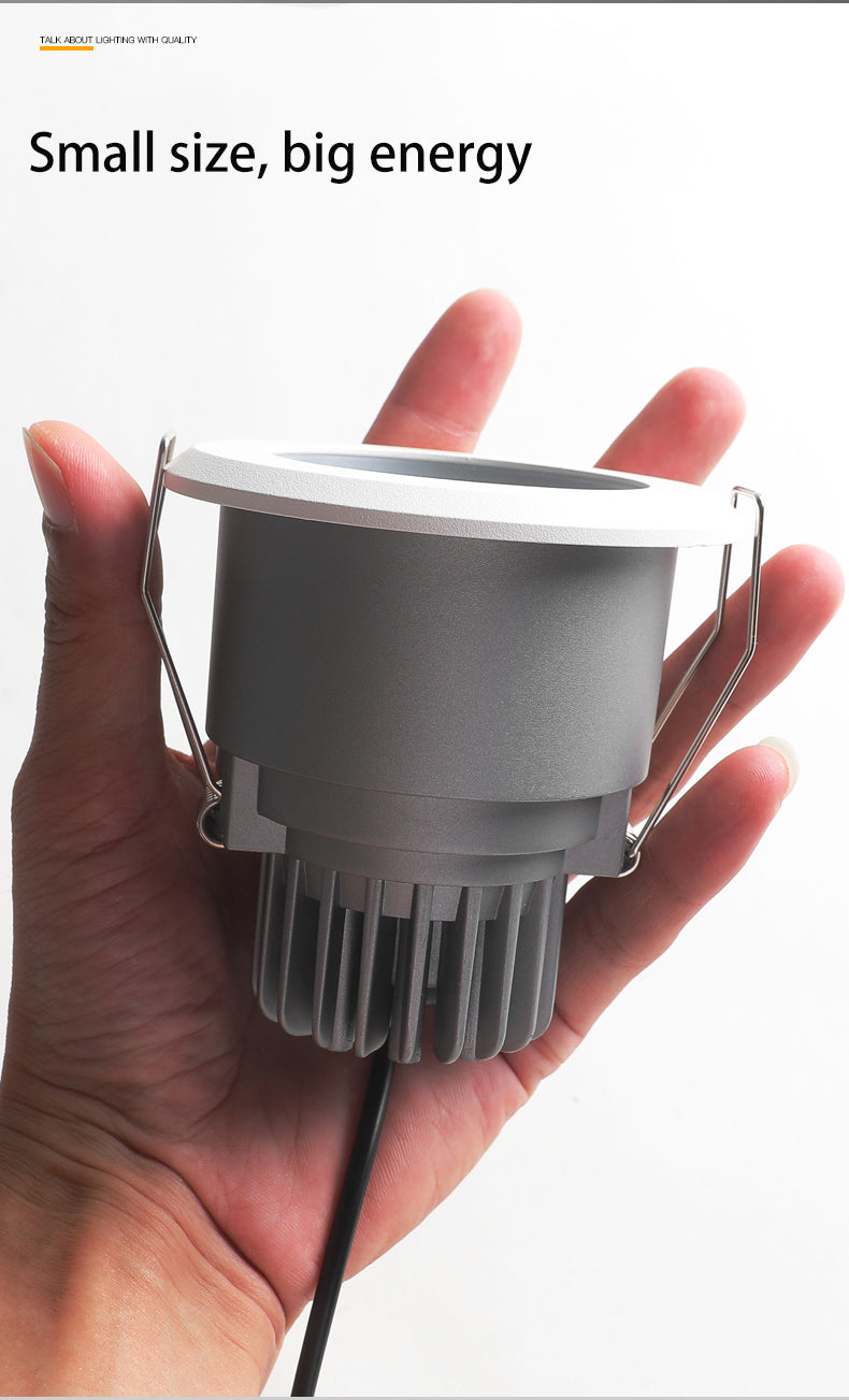 BRGT IP65 LED Spotlights Waterproof Downlight 5W9W12W Aluminum Ceiling Lamp Foco For Outdoor Kitchen Bathroom Indoor Lighting