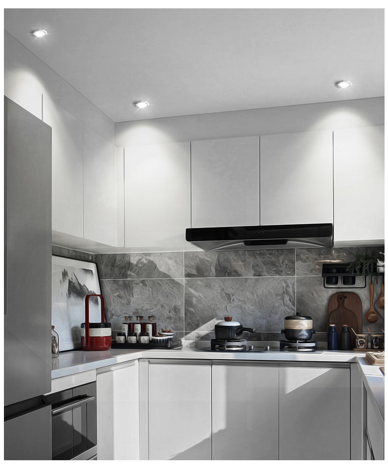 BRGT IP65 LED Spotlights Waterproof Downlight 5W9W12W Aluminum Ceiling Lamp Foco For Outdoor Kitchen Bathroom Indoor Lighting