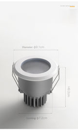 BRGT IP65 LED Spotlights Waterproof Downlight 5W9W12W Aluminum Ceiling Lamp Foco For Outdoor Kitchen Bathroom Indoor Lighting