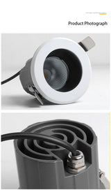 BRGT IP65 LED Spotlights Waterproof Downlight 5W9W12W Aluminum Ceiling Lamp Foco For Outdoor Kitchen Bathroom Indoor Lighting