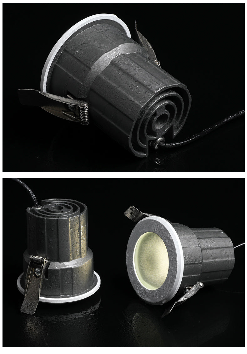 BRGT IP65 LED Spotlights Waterproof Downlight 5W9W12W Aluminum Ceiling Lamp Foco For Outdoor Kitchen Bathroom Indoor Lighting