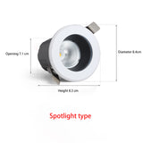 BRGT IP65 LED Spotlights Waterproof Downlight 5W9W12W Aluminum Ceiling Lamp Foco For Outdoor Kitchen Bathroom Indoor Lighting