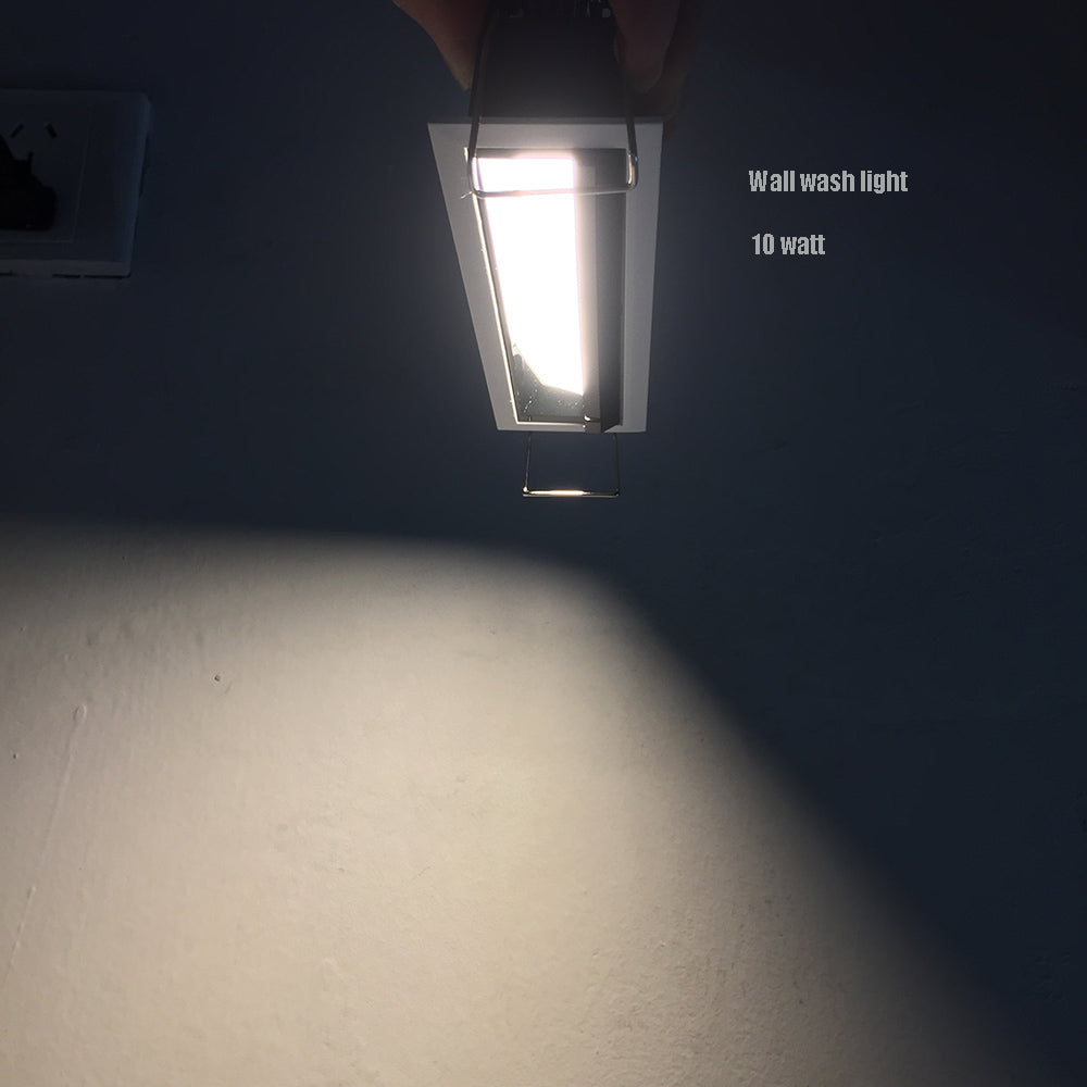 Dimmable Leading Edge Trailing Edge 0-10V Linear LED Downlight for Wall washer Recessed Wall Wash Light Fixture