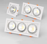 Dimmable Led downlight light COB Ceiling Spot Light 10w 20W 30W ceiling recessed Lights Indoor Lighting AC110V-220V