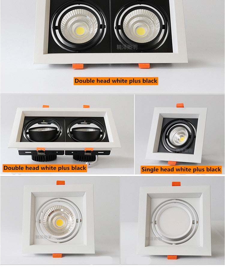 Dimmable Led downlight light COB Ceiling Spot Light 10w 20W 30W ceiling recessed Lights Indoor Lighting AC110V-220V