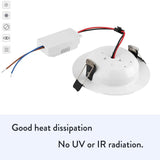 Dimmable LED Downlight Recessed Ceiling Light 3W 5W 7W 9W Positive White Warm White Home Living Room Lighting Accessories