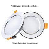 LED Downlight 12W 9W 7W 5W Recessed Round led Ceiling  Lamp 220V 230V 240V LED Bulb Indoor Bedroom Kitchen LED Spot Lighting