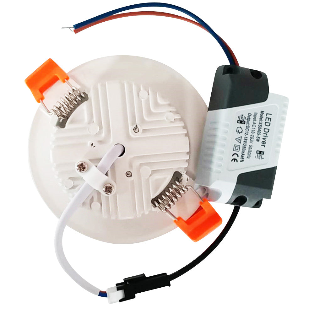 AC85-265V 5W 9W 12W 15W LED Recessed LED Downlight Round LED Ceiling Spot light Bedroom Indoor Lighting Bathroom Illuminate D30