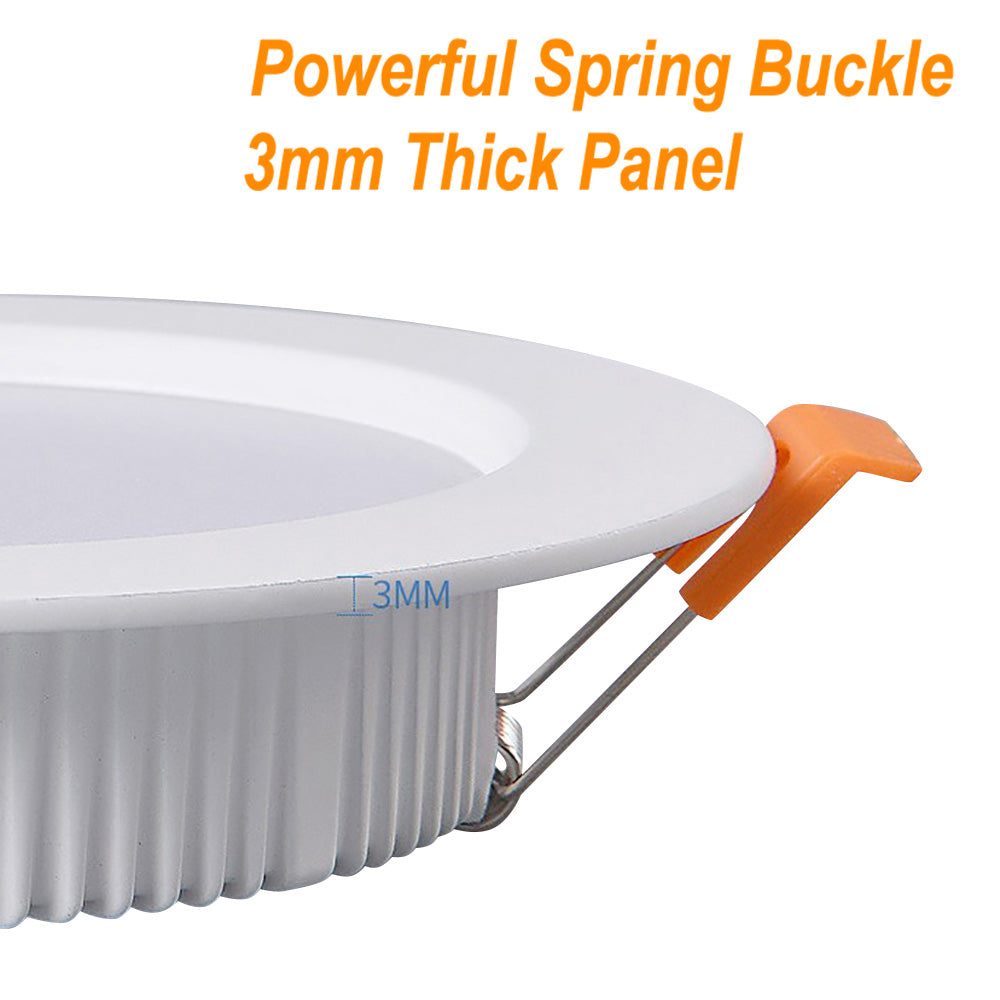 AC85-265V 5W 9W 12W 15W LED Recessed LED Downlight Round LED Ceiling Spot light Bedroom Indoor Lighting Bathroom Illuminate D30