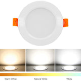AC85-265V 5W 9W 12W 15W LED Recessed LED Downlight Round LED Ceiling Spot light Bedroom Indoor Lighting Bathroom Illuminate D30