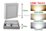 New Arrival Square SMD2835 LED Panel Lights 9W 15W 25W 30W Super Bright Surface Mounted LED Downlight