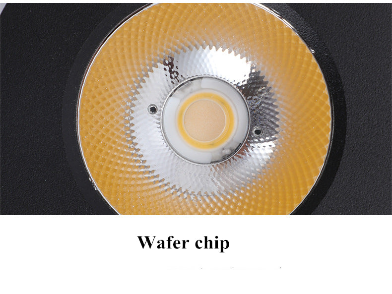 Mini LED Black White Downlight 5W 7W 10W 12W Spot Light ac85-265V Warm/Cold White LED Foldable Recessed Down Light Ceiling Lamp