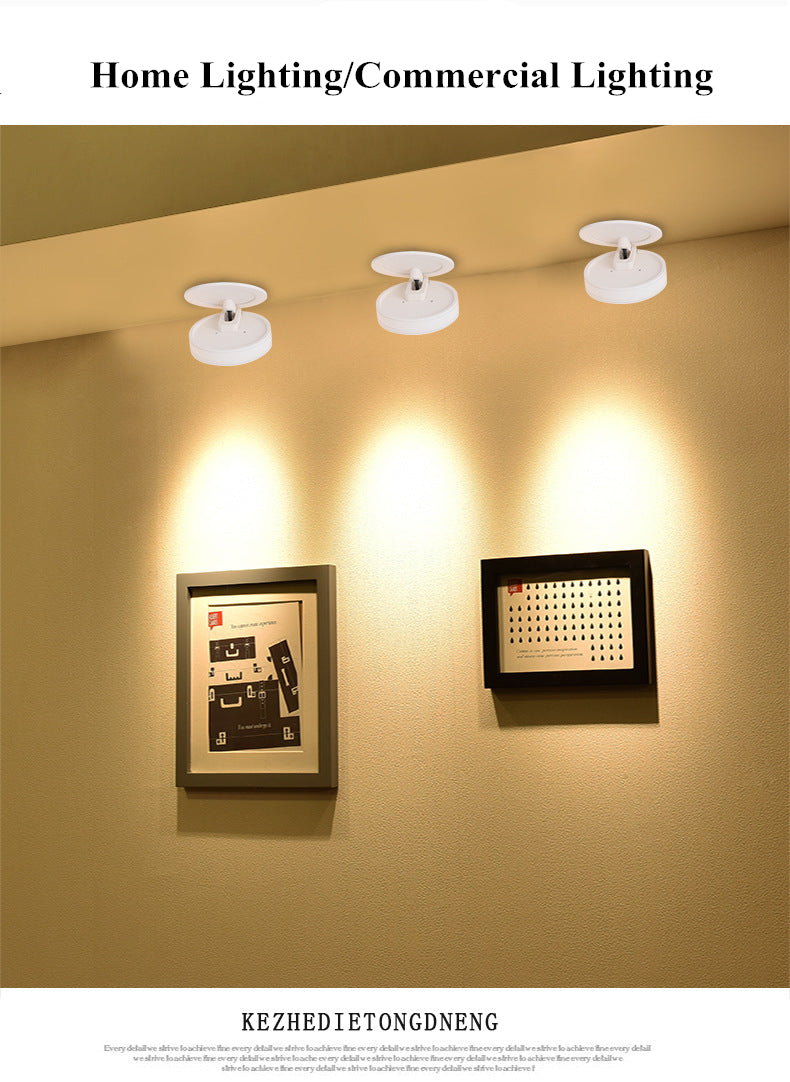 Mini LED Black White Downlight 5W 7W 10W 12W Spot Light ac85-265V Warm/Cold White LED Foldable Recessed Down Light Ceiling Lamp