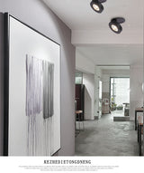 Mini LED Black White Downlight 5W 7W 10W 12W Spot Light ac85-265V Warm/Cold White LED Foldable Recessed Down Light Ceiling Lamp