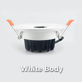 Dimmable LED Downlights AC90V-260V 5W 7W 9W 12W 15W 18W 24W COB Chip Recessed Ceiling Lamps Spot Lights For Home illumination