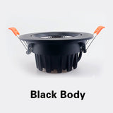 Dimmable LED Downlights AC90V-260V 5W 7W 9W 12W 15W 18W 24W COB Chip Recessed Ceiling Lamps Spot Lights For Home illumination