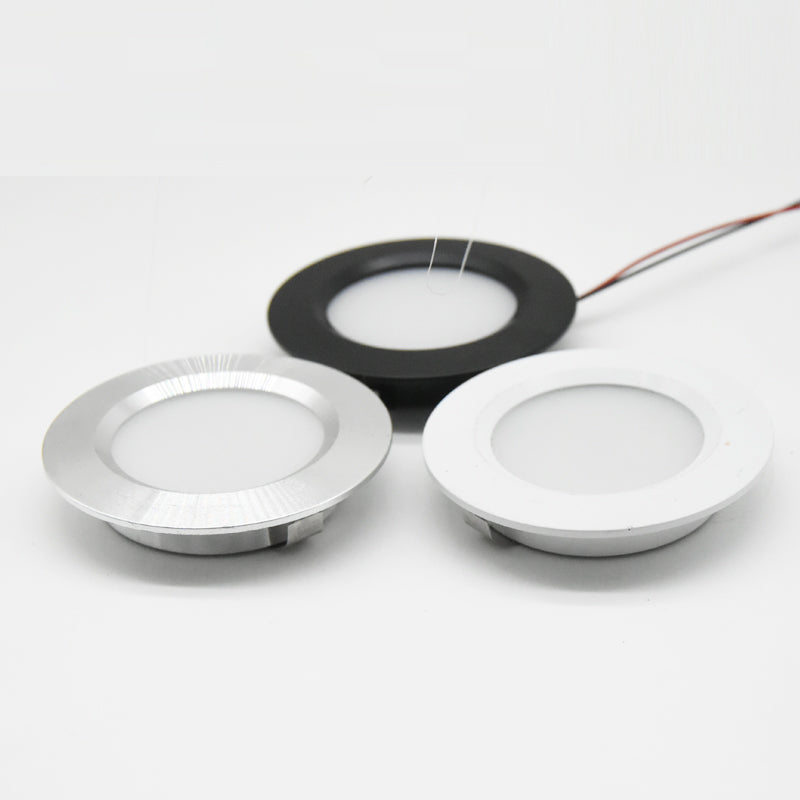 Recessed Downlight 3W 5W 7W 12V LED Ceiling Light Ultra Thin Under Cabinet Kitchen Bedroom Bulbs Lamp Spot Lighting