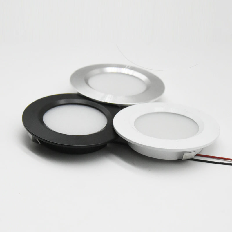 Recessed Downlight 3W 5W 7W 12V LED Ceiling Light Ultra Thin Under Cabinet Kitchen Bedroom Bulbs Lamp Spot Lighting