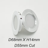 Recessed Downlight 3W 5W 7W 12V LED Ceiling Light Ultra Thin Under Cabinet Kitchen Bedroom Bulbs Lamp Spot Lighting