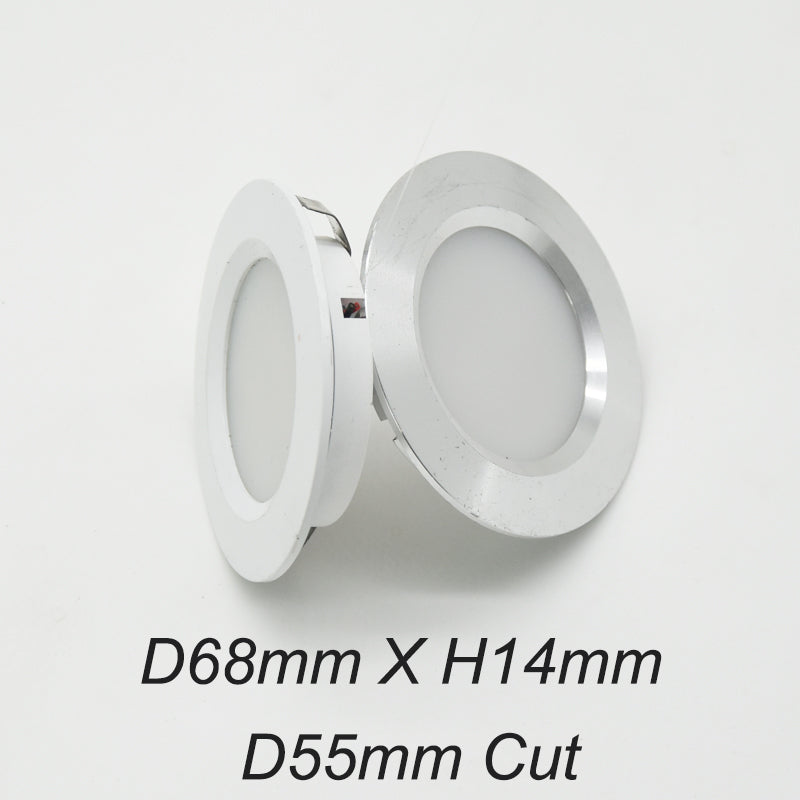 Recessed Downlight 3W 5W 7W 12V LED Ceiling Light Ultra Thin Under Cabinet Kitchen Bedroom Bulbs Lamp Spot Lighting