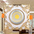 Creative Square Resin Gold Lace Led Downlights 3W 5W 7W 110V 220V Hallway Dining Room Loft Embedded Platfond Lighting Fixture