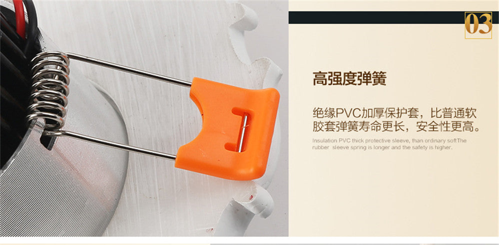 Creative Square Resin Gold Lace Led Downlights 3W 5W 7W 110V 220V Hallway Dining Room Loft Embedded Platfond Lighting Fixture