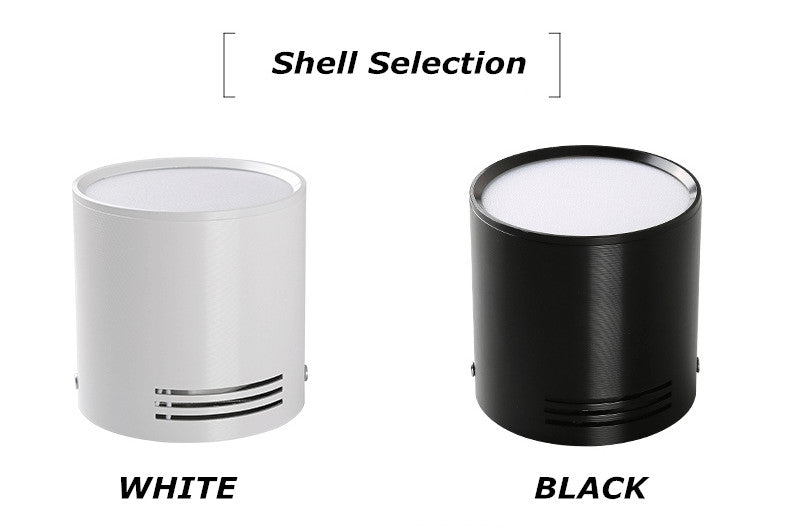 LED Dimmable Surface Mounted LED Downlight 24W 18W 12W 9W 7W 5W High-performance LED Indoor Lighting AC110V-220V