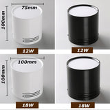 LED Dimmable Surface Mounted LED Downlight 24W 18W 12W 9W 7W 5W High-performance LED Indoor Lighting AC110V-220V