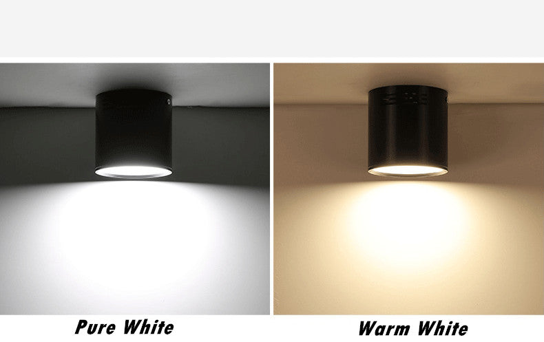 LED Dimmable Surface Mounted LED Downlight 24W 18W 12W 9W 7W 5W High-performance LED Indoor Lighting AC110V-220V